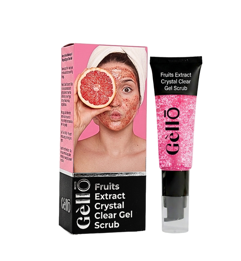 Fruits Extract Crystal Clear Gel Scrub