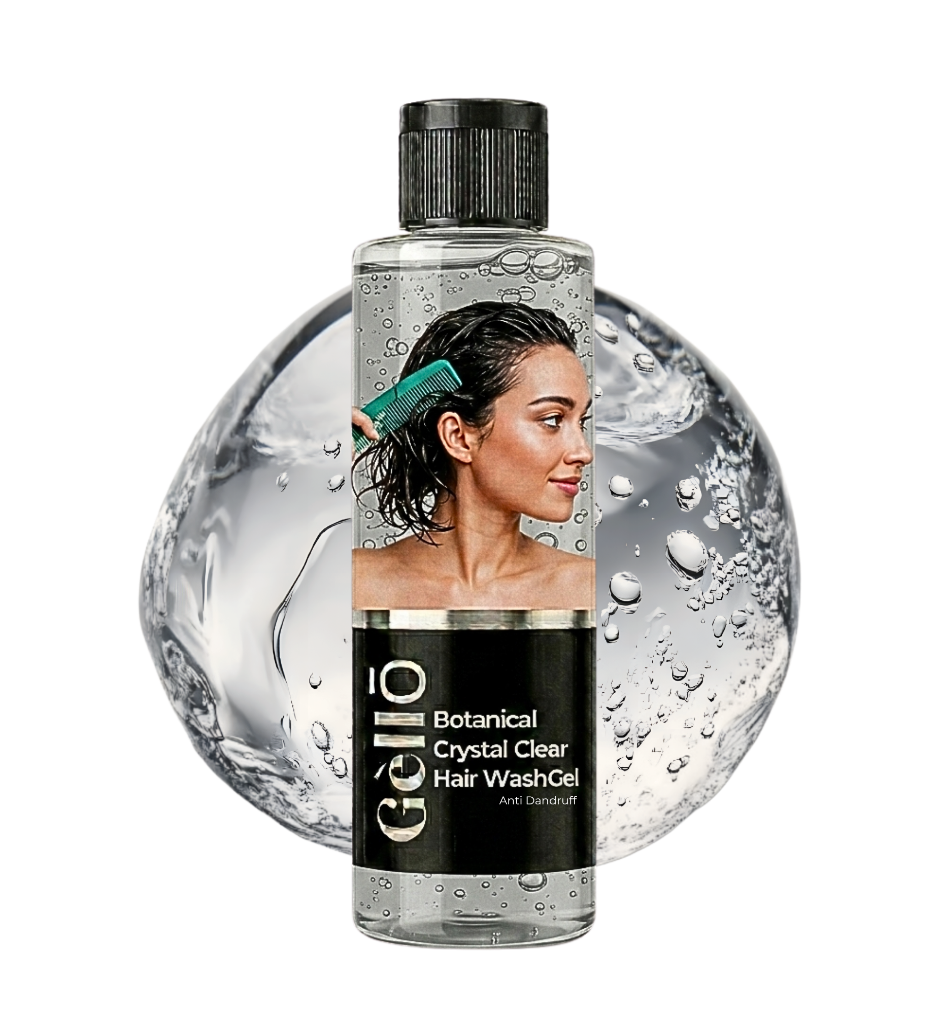 Botanical Crystal Clear Hair WashGel - Anti Dandruff
