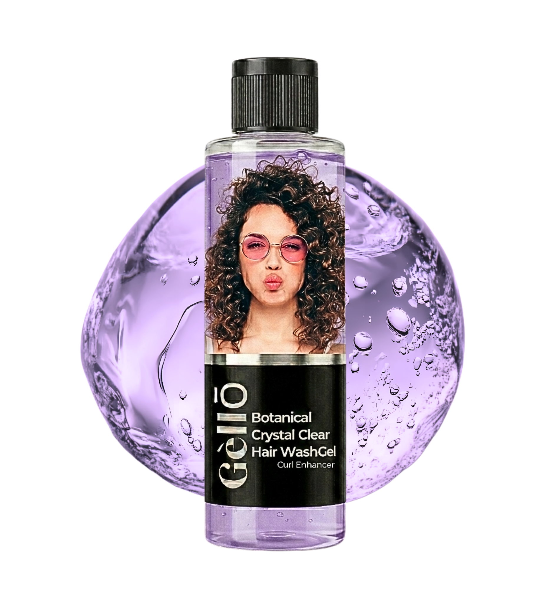 Botanical Crystal Clear Hair WashGel - Curl Enhancer